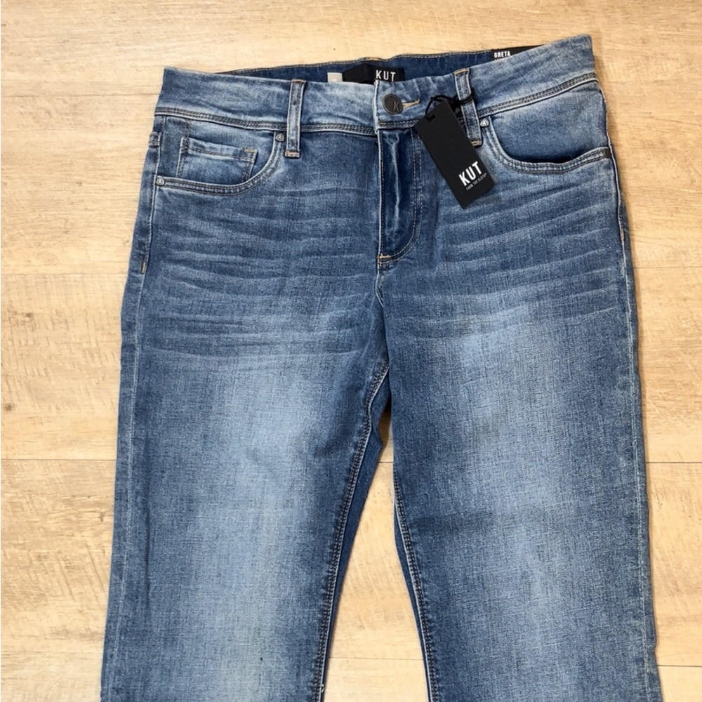 NWT Kut From The Kloth Women’s Greta Ankle Bootcut Jeans Size 10 - Picture 3 of 11